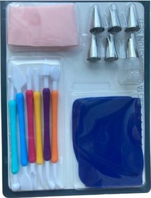 Resim Pastaland Dekoratif Duy Seti 4 Lü Takım Gümüş 