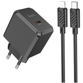 Resim Coofbe Hc Seri Akım Korumalı Turbo 30w Type-c Şarj Başlığı Ve 1mt Lightning Kablo Şarj Seti 