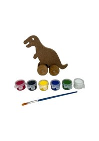 Resim Miart Ahşap Oyuncak Boyama Seti 06 Dinozor 