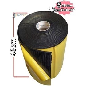 Resim Araç Oto Ses Isı Yalıtım 40cmx5metre 13mm Yapışkanlı Kauçuk 