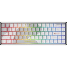 Resim CoverZone Ajazz Alux 68 He Kablolu-8000hz Manyetik Switch Oyun Klavyesi Alümniyum Gövde Yapısı 