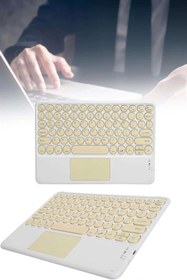 Resim shopwave Android ve İOS Uyumlu Bluetooth Klye Touchpad Slim Kablosuz Wifi Q Klye 