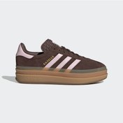 Resim Adidas Jr7523 Gazelle Bold W Kadın Günlük Spor Ayakkabısı Kahverengi 