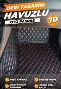 Resim stiloto CHERY TİGGO 8 BİREBİR UYUMLU ARACA ÖZEL DİKİM 7D HAVUZLU DERİ PASPAS 