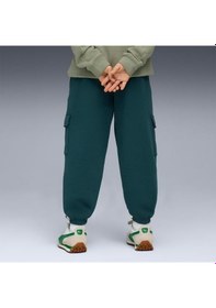 Resim Puma Mid90s Cargo Çocuk Yeşil Eşofman Altı Yeşil 