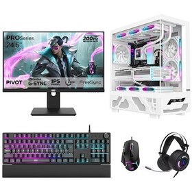 Resim Dragos DRX7620 R5 5600 32 GB 1 TB Nvme 8 GB RTX5060 24.5" Free Dos Masaüstü Oyuncu Bilgisayarı 