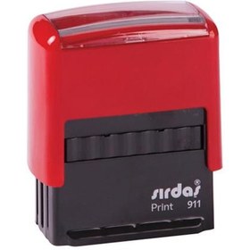 Resim Sırdaş Standart Kaşe Otomatik 15x40 Kırmızı Keçeli 911 