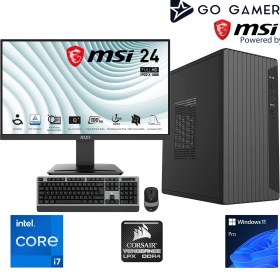 Resim Go Gamer S569D Intel Core I7 12700 / 16GB 3200MHZ / 512GB Nvme SSD / Msı 24" 100Hz / Windows 11 Pro Masaüstü Bilgisayar 