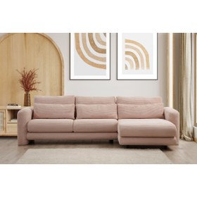 Resim Vivense LİLLY FİTİLLİ KÖŞE KOLTUK, PEMBE, SAĞ KÖŞE 