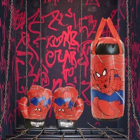 Resim Marvel Spiderman Temalı Antrenman Kese Eldiveni, Spor Outdoor Noel Cadılar Bayramı Paskalya Doğum Günü Hediyesi - 10 Festival İçin Mükemmel Seçim 