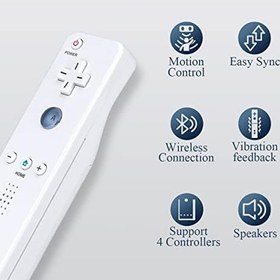 Resim FASIGO wii için denetleyici, 2 Paket 