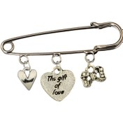Resim Love Note Çengelli İğneli Giyim & Çanta Süsü – PinCharm (Bag Charm) | Happyangels 