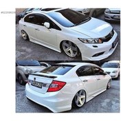 Resim NamTuning Honda Civic Fb7 Custom Model Yan Ek Marşpiyel Seti 2012-2016 