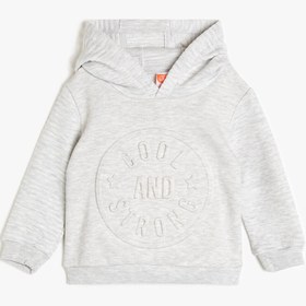 Resim Erkek Bebek Kapüşonlu Sweatshirt 