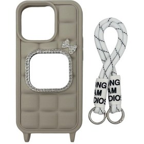 Resim Nettech Apple Uyumlu iPhone 15 Pro Nt-n026 Aynalı Arka Koruma Kılıf - Natural Natural 