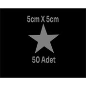 Resim SEÇ Yıldız Sticker Etiket 50 Adet Çok Amaçlı Sticker 