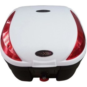 Resim Maxem Motor Çantası Maxem Sl-35 35 Litre Sırtlıklı Beyaz 