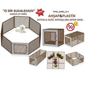 Resim Leganest YP40 Apbh 8 Kedi Köpek Tavşan Bahçe Çit Taşıma Kafesi 