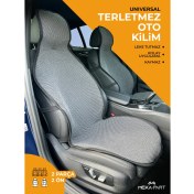 Resim Meka Part Terletmez Kilim 2'li Oto Kilim Füme Universal Kilim-Kılıf 