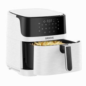 Resim Hype Store Groove Max XXL 7L 1800W WiFi Airfryer Air Fryer Yağsız Sıcak Hava Fritözü Beyaz 