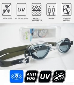 Resim Povit Çocuk Yüzücü Deniz Gözlüğü Anti Fog Buğulanma Yapmaz 2540 Siyah Beyaz 