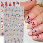 Resim 1 Adet 5D Kabartmalı Noel Tırnak Sanatı Çıkartması, Santa Claus Geyik Neon Işığı Kar Tanesi Desenli Kendinden Yapışkanlı Nail Decal, DIY Manicure Salonu Dekorasyonu, İdeal Tatil Hediyesi, Noel Tırnak Stickerları,Tırnak Sanatı İçin Tırnak Süslemeleri,Tırnak Sanatı Malzemeleri,Tırnaklar İçin Tırnak Sticker'ı,Tırnak Stickerı,Kış Tırnak Stickerları,Noel Tırnak Sarma Kağıtları,Tırnak Sanatı İçin Tırnak Stickerları,Tırnak Stickerları, Bayramlık Tırnak Desenleri, 