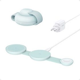 Resim Anker Maggo 3In1 Kablosuz Katlanir Şarj Ci̇hazi Yeşi̇l 