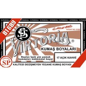 Resim Viktoria Boya Viktoria Toz Kumaş Boyası 10 13 Gr 17 Açık Kahve 