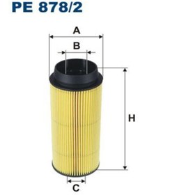 Resim FILTRON PE878/2 Mazot Filtresi ( IVeco : Daily IV 06- / Mitsubishi Canter 2012- ) 500054702 PE8782 (WC942829) 