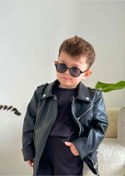 Resim By Donetto Yeni-unisex ( 1-5 Yaş ) Polarize Siyah Çocuk Güneş Gözlüğü 