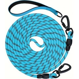 Resim Willowhaven Mavi Uzun Reflektif Köpek Eğitim Tasması Konforlu Tutuşlu 4 Boy Seçeneği 