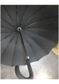 Resim Mobgift Rşt Real Star Fiber 16 Telli Protokol Şemsiye Siyah 
