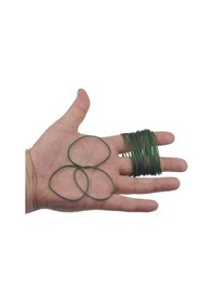 Resim Ekoset Yeşil Paket Ambalaj Para Lastiği 70Mm 1Kg 