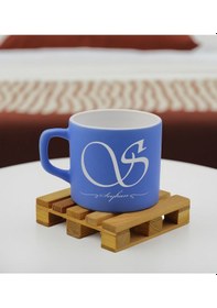 Resim Bk Gift Kişiye Özel İsimli Mavi Renkli Middle Çay & Kahve Fincanı-5, Arkadaşa Hediye, Sevgiliye Hediye, Doğum Günü Hediyesi Kobitmeyencom32541 Bk Gift 