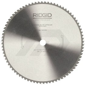 Resim Rıdgıd 58476 Model 590l İçin 305x25.4 80 Diş Elmas Testere Ağzı 