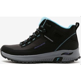 Resim Skechers Arch - Fit Discover - Elevation Kadın Siyah Outdoor Bot 180086 Bkbl Siyah 