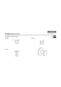 Resim Bocchi Piave Bornoz Askılık Krom 3015-0015 Çok Renkli 