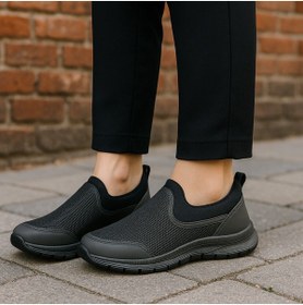 Resim USLU Unisex Yazlık Günlük Ayakkabı – Nefes Alan Fileli, Bağsız ve Lastikli Seçenekli 