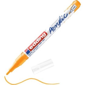 Resim Edding 5300 Ince Uçlu Akrilik Boyama Markörü 1-2 Mm Güneş Sarı 