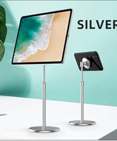 Resim Mühlen Ph058 Ayarlanabilir Ergonomik Manyetik Telefon Standı Silver 