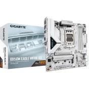 Resim Gıgabyte B850m Eagle Wıfı6e Ice Lga1851 Ddr5 7600mhz Oc Pcıe 5.0 M.2 Nvme Wifi 6e 2.5gbe Lan Beyaz Matx Anakart 