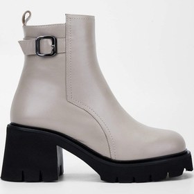 Resim Tamer Tanca Kadın Hakiki Deri Kırık Beyaz Casual Bot 33 33003 Bn Bot Sk23/24 Off Whıte Dr Kırık Beyaz 