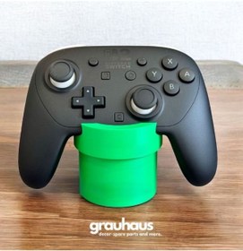 Resim GRAUHAUS Nintendo Switch Pro 2 Joystick Kontrol Standı Super Mario Temalı 
