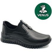 Resim Venüs Pilea Hakiki Deri Ortopedik Kadın Casual Ayakkabı Siyah 