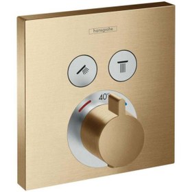 Resim Hansgrohe Showerselect Termostatik Duş Bataryası Mat Bronz 