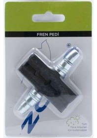 Resim Zozo V-fren Pabuç 60 Mm 2li Paket 1 Çift Bisiklet Fren Pabucu 