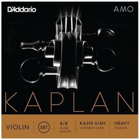 Resim D'Addario KA310H Kaplan Amo 4/4 Tam Boy Keman Tel Seti - Heavy Tansiyon (Profesyonel) | Sert Tansiyon, Güçlü Ses Projeksiyonu, Dolgun Alt Frekanslar ve Profesyonel İcracılar İçin İdeal 