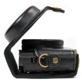 Resim MegaGear Sony Cyber-Shot DSC-HX80, DSC-HX90V Deri Kamera Çantası 