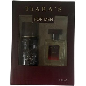 Resim Tiaras TİARA'S 50 ML HİM PARFÜM VE 150 ML FAİTH DEODORANT 