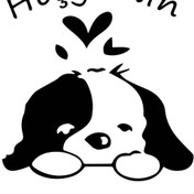 Resim Redline Grafik Köpekli Klozet Kapağı Sticker 1 Adet 